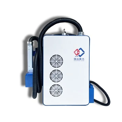 100 W mini nešiojama kuprinės pluošto lazerinio impulsinio valymo mašina
